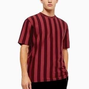 TOPMAN | Stripe Fitted Tee